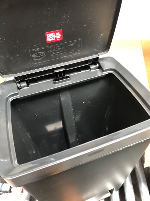 Photo 3 of 12.4G Rubbermaid Premier Series III Step-On Trash Can
