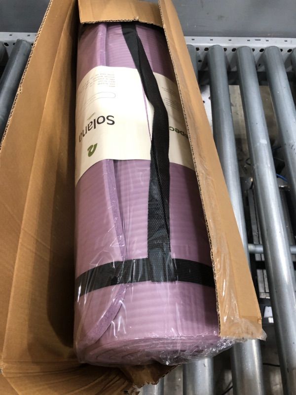 Photo 2 of RETROSPEC Solana Yoga Mat in Violet Haze, 72" x 24" x ½"