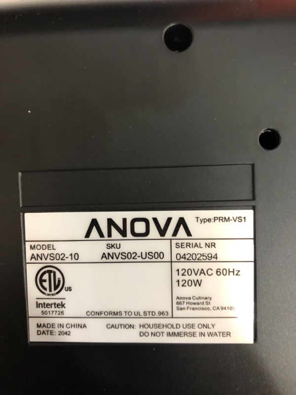 Photo 1 of Anova Precision Vacuum Sealer Pro