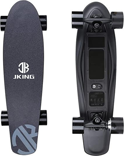 Photo 1 of Electric Skateboard Electric Longboard with Remote Control Electric Skateboard,350W Hub-Motor,12.4 MPH Top Speed,5.2 Miles Range,3 Speeds Adjustment