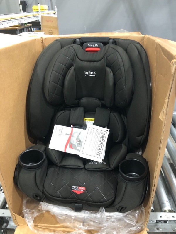 Photo 2 of Britax One4Life ClickTight All-in-One Car Seat, Black Diamond
