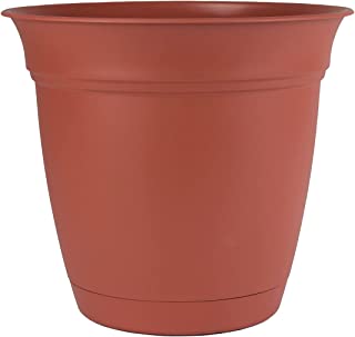 Photo 1 of 16” Round Eclipse Plastic Planter – The HC Companies 16”x16”x14.5” in Clay Color.
