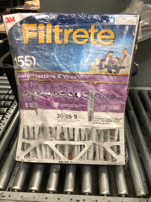 Photo 2 of 3M filtrete 20 x 25 x 5