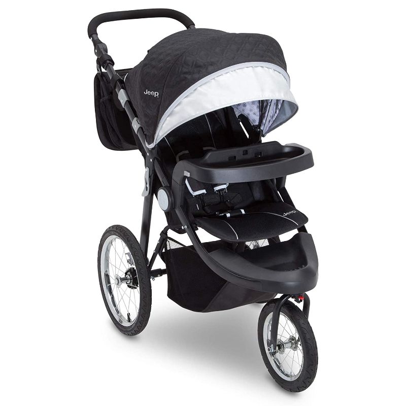 Photo 1 of Jeep Cross-Country Sport Plus Jogging Stroller by Delta Children, Charcoal Galaxy
