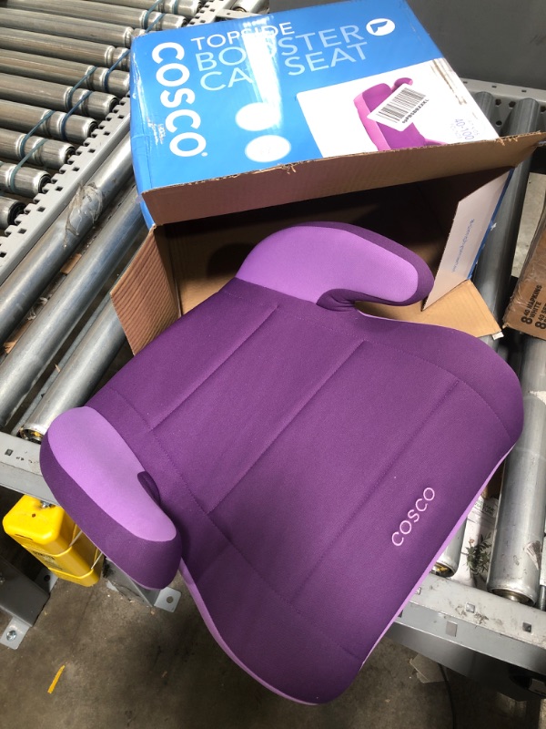 Photo 2 of Cosco Topside Child Safe Belt Positioned Backless Booster Car Seat, Purple Grape