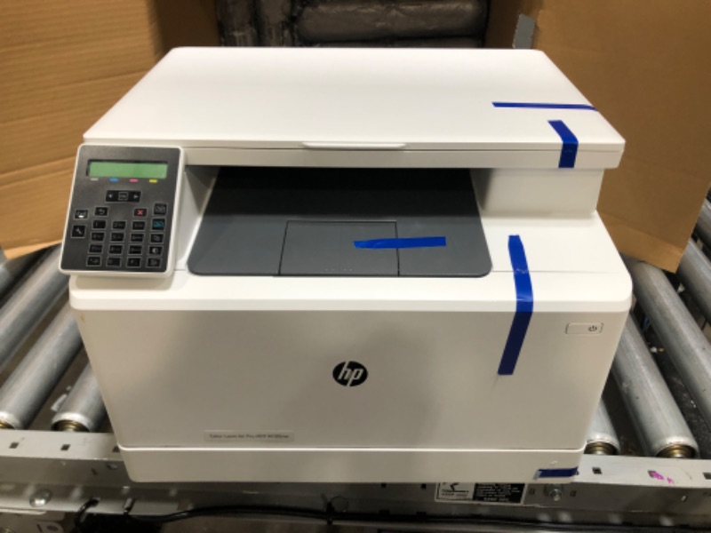 Photo 3 of HP Color Laserjet Pro M180nw All-in-One Wireless Color Laser Printer, Mobile Printing & Built-in Ethernet, Works with Alexa (T6B74A)
