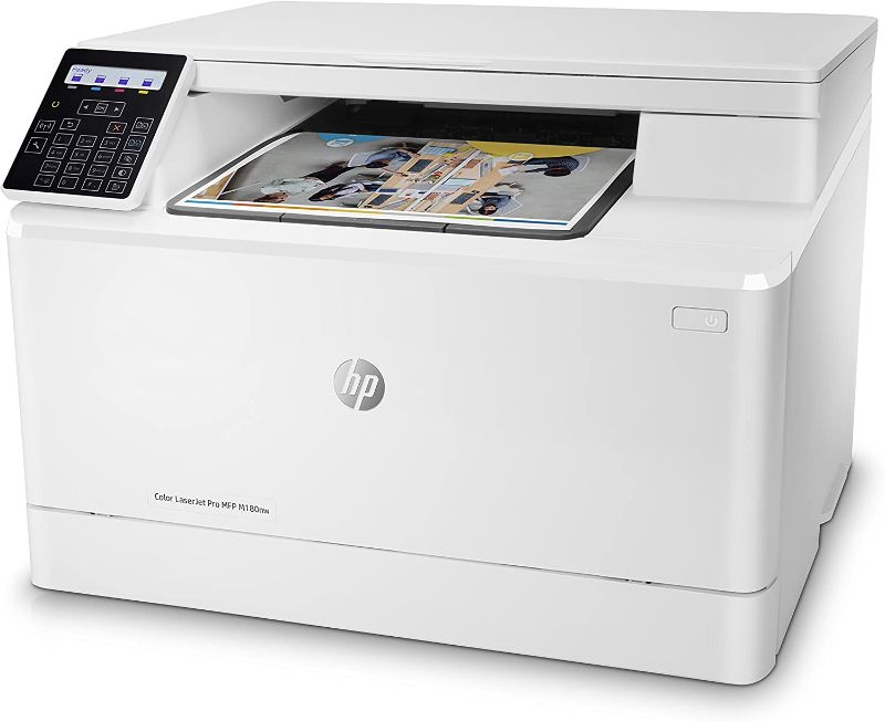 Photo 1 of HP Color Laserjet Pro M180nw All-in-One Wireless Color Laser Printer, Mobile Printing & Built-in Ethernet, Works with Alexa (T6B74A)
