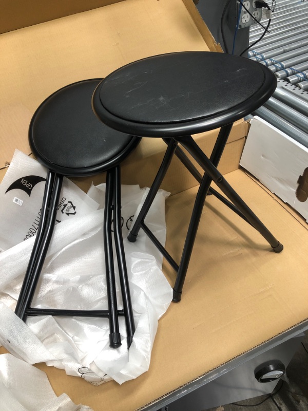 Photo 1 of 18" tall bar stool set of 2