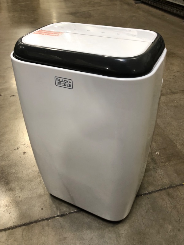 Photo 2 of ***PARTS ONLY*** BLACK+DECKER 14,000 BTU Portable Air Conditioner with Heat and Remote Control, White
