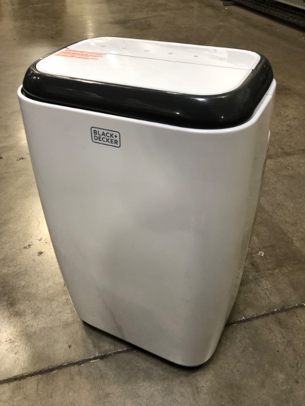 Photo 2 of BLACK+DECKER 14,000 BTU Portable Air Conditioner with Heat and Remote Control, White
