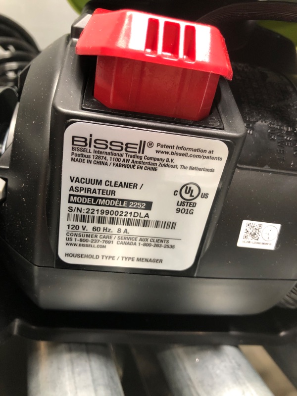 Photo 2 of BISSELL 2252 CleanView Swivel Upright Bagless Vacuum with Swivel Steering, Powerful Pet Hair Pick Up, Specialized Pet Tools, Large Capacity Dirt Tank, Easy Empty
