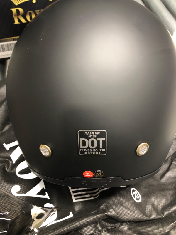 Photo 5 of Royal M139 Open Face Motorcycle Helmet - DOT Approved