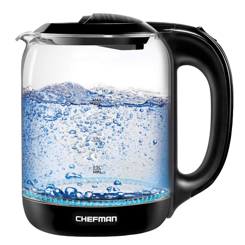 Photo 1 of OPENED
Chefman 1.7L Glass Electric Kettle - Clear
