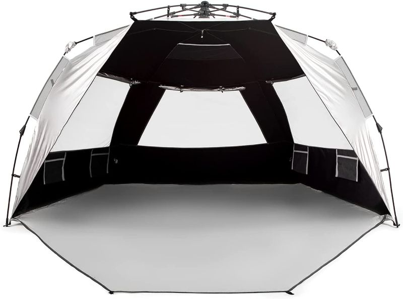 Photo 1 of ***PARTS ONLY*** Easthills Outdoors Instant Shader Deluxe XL Beach Tent Easy Setup 4-6 Person Popup Sun Shelter 99" Wide for Whole Family UPF 50+ Double Coating with Extended Zippered Porch
