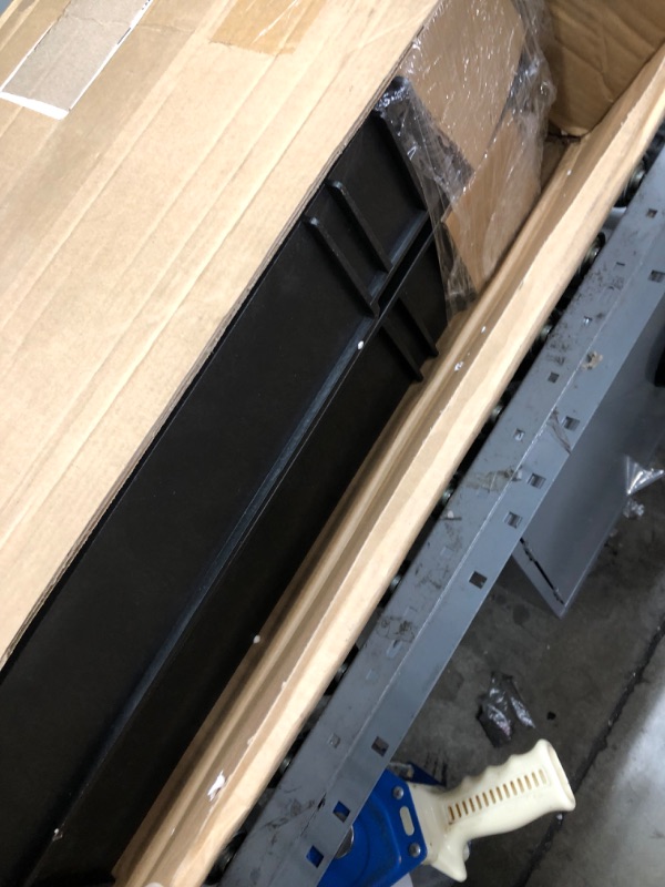 Photo 1 of Olympia Tools 2-Shelf Plastic Utility Cart - Supports Up to 500 lbs, Ergonomic Handle - Heavy Duty Plastic Utility Cart - Great for Warehouse, Garage, Manufacturing, Cleaning
