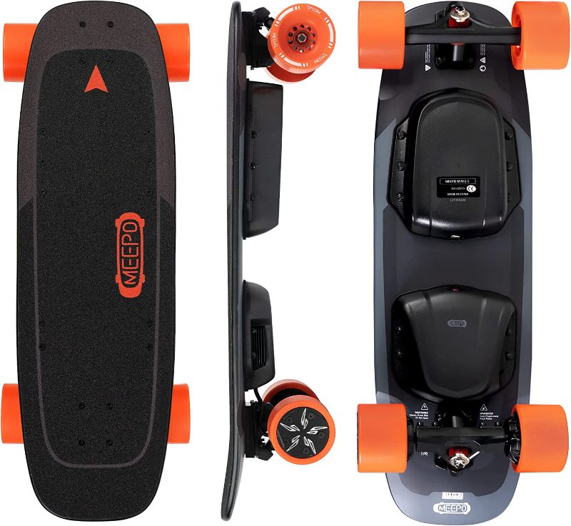 Photo 1 of MEEPO Electric Skateboard with Remote, 28 MPH Top Speed, 330 LBS Load Capacity, Maple Cruiser for Adults and Teens, Mini2 S ER
