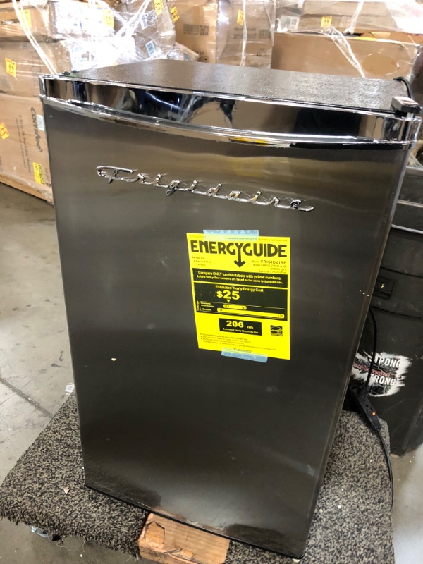 Photo 6 of ***PARTS ONLY*** Frigidaire EFR321-AMZ 3.3 cu ft Stainless Steel Mini Fridge, Perfect for Home or The Office, Platinum Series
