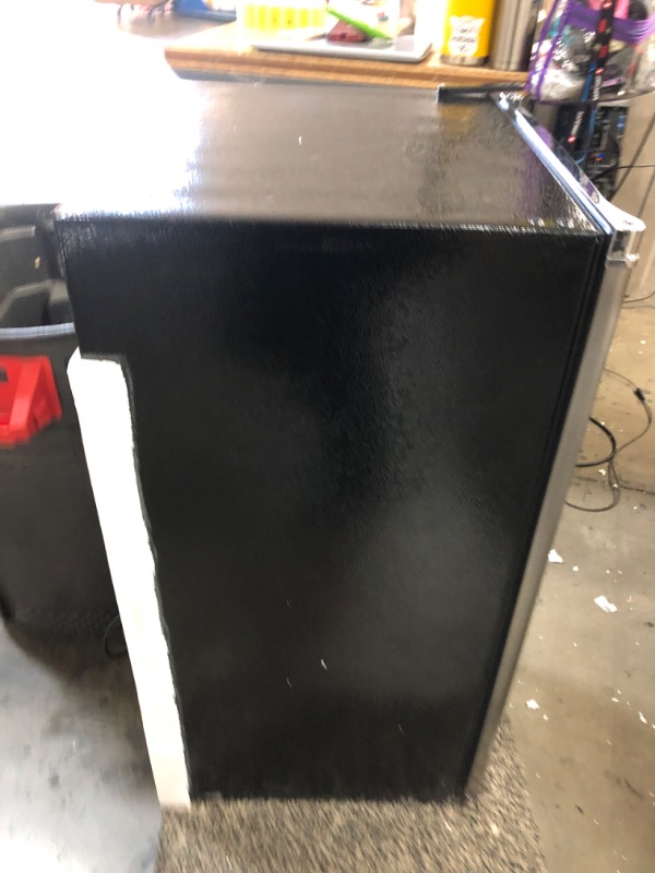 Photo 1 of ***PARTS ONLY*** Frigidaire EFR321-AMZ 3.3 cu ft Stainless Steel Mini Fridge, Perfect for Home or The Office, Platinum Series

