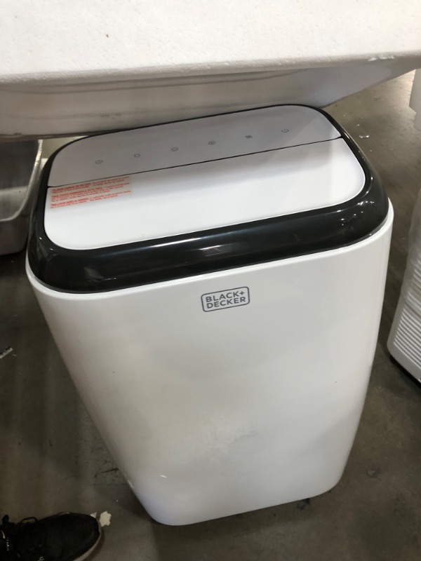 Photo 4 of BLACK+DECKER 12,000 BTU Portable Air Conditioner with Heat and Remote Control, White
