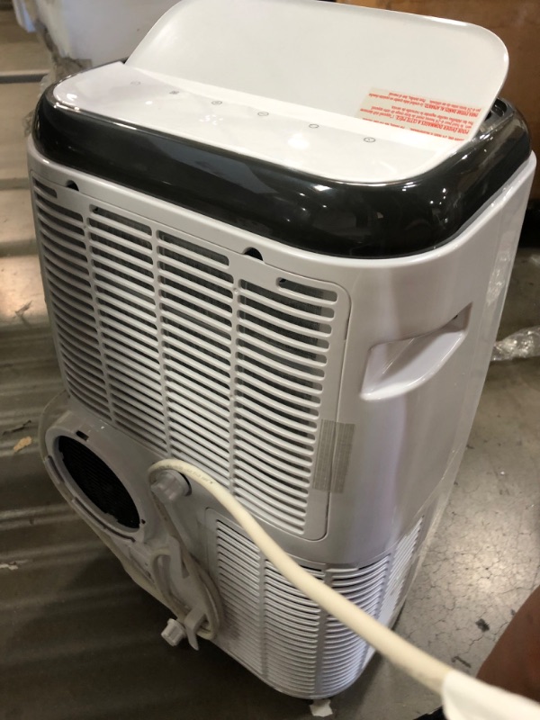 Photo 7 of 10,000 BTU; 6,000 BTU (SACC/CEC) Portable Air Conditioner with Double Motor, Dehumidifier and Remote, White