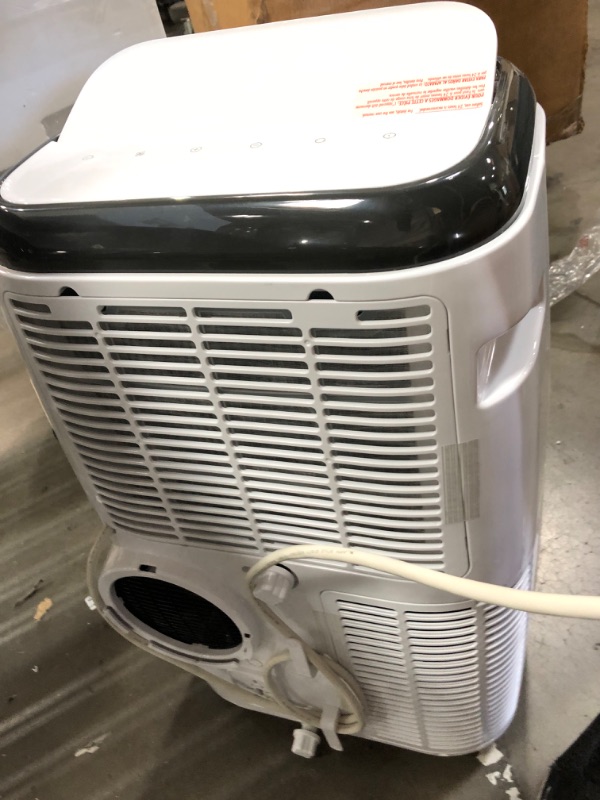 Photo 4 of 10,000 BTU; 6,000 BTU (SACC/CEC) Portable Air Conditioner with Double Motor, Dehumidifier and Remote, White