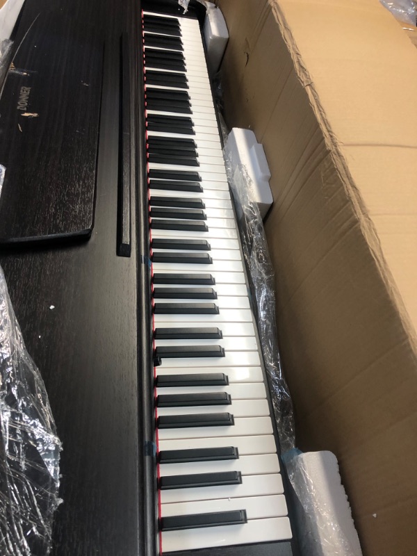 Photo 3 of Donner DDP-300 Digital Piano 88 Key Weighted Keyboard for Beginner and Professional.