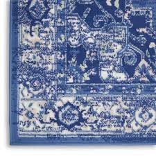 Photo 1 of 6' x 9' Nourison Whimiscle Blue 