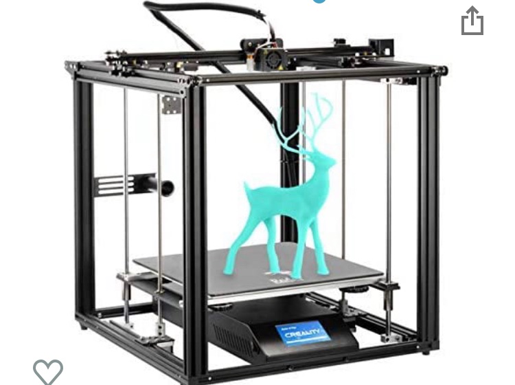 Photo 1 of **INCOMPLETE, MISSING PARTS** 
Official Creality Ender 5 Plus 3D Printer with BL Touch Auto-Leveling, Dual Z-Axis Touch Screen and Glass Bed Large Printing Size 350x350x400mm