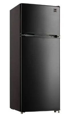 Photo 1 of RCA 7.5 Cu. Ft. Top Freezer Refrigerator, RFR741 (Black)
**MINOR DENTS**