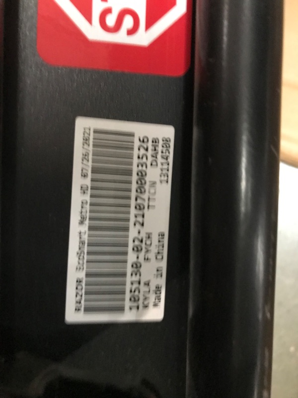 Photo 2 of (DOES NOT FUNCTION)Ecosmart Metro HD Electric Scooter - Black
**DOES NOT FUNCTION DID NOT ACCELERATE**