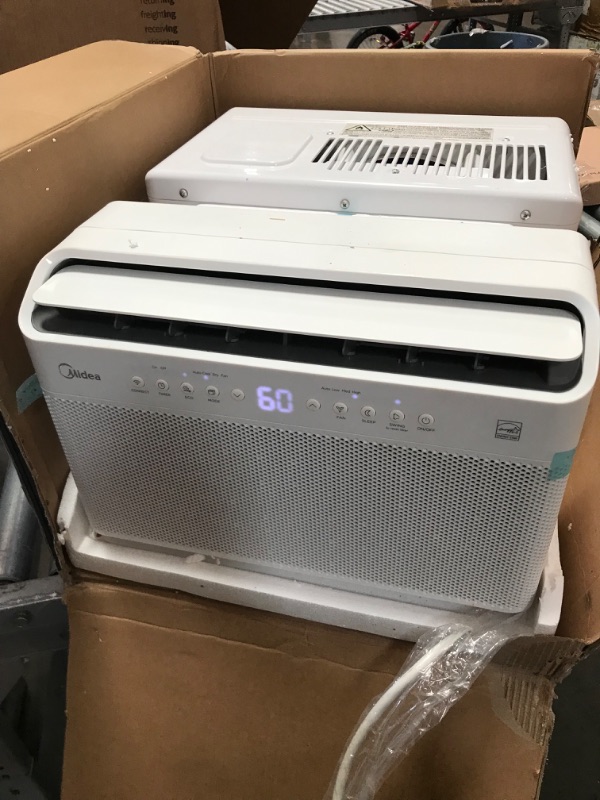 Photo 2 of ***PARTS ONLY***  Midea 8,000 BTU U-Shaped Inverter Window Air Conditioner WiFi, 9X Quieter, Over 35% Energy Savings ENERGY STAR MOST EFFICIENT