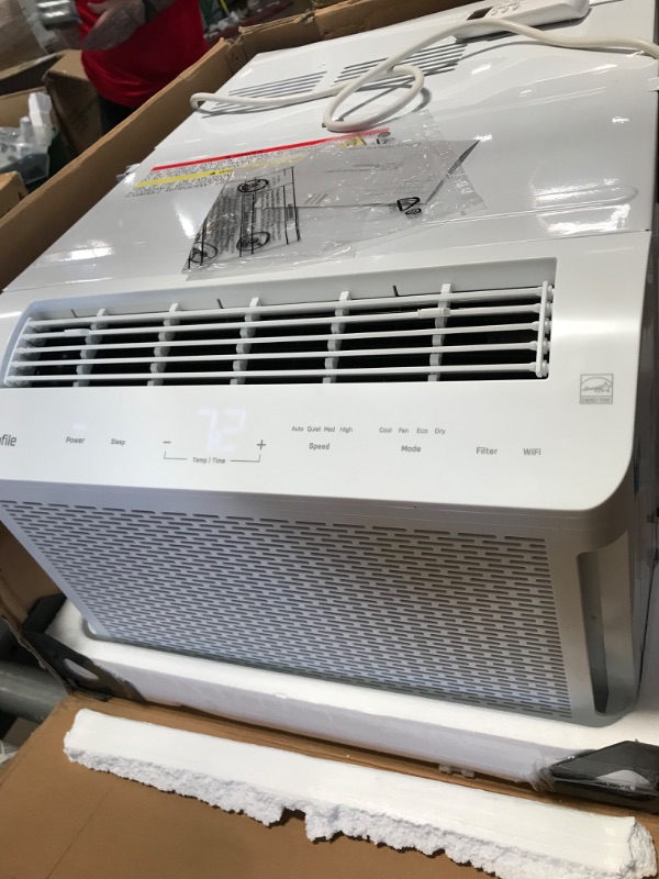 Photo 4 of GE Profile ClearView Window Air Conditioner 6,100 BTU, WiFi Enabled, Ultra Quiet for Small Rooms, Full Window View with Easy Installation, Energy-Efficient Cooling, 6K Window AC Unit, White
