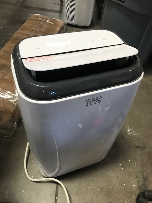 Photo 2 of ***PARTS ONLY*** BLACK+DECKER 14,000 BTU Portable Air Conditioner with Heat and Remote Control, White
