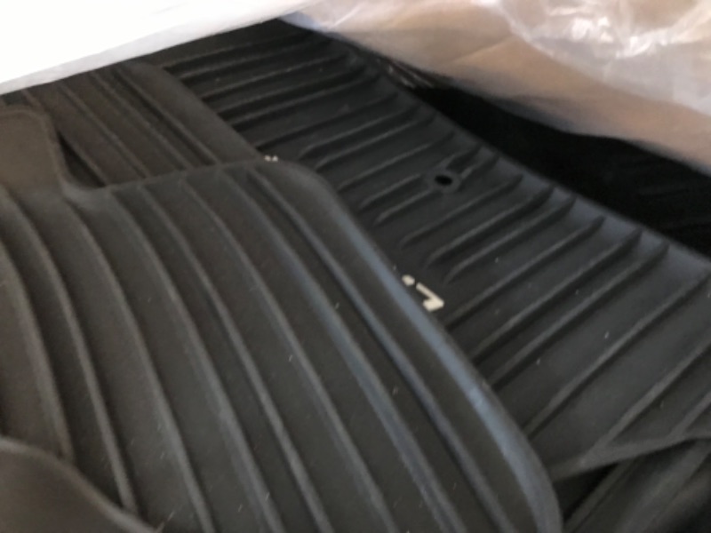 Photo 1 of SMARTLINER Custom Fit Floor Mats 3 Row Liner Set Black for UNKNOWN