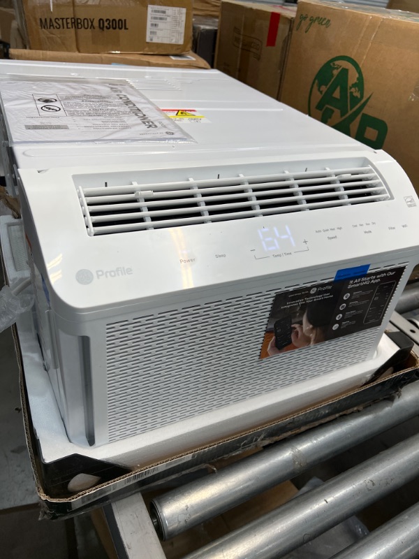 Photo 2 of GE Profile ClearView Window Air Conditioner 6,100 BTU, WiFi Enabled, Ultra Quiet for Small Rooms, Full Window View with Easy Installation, Energy-Efficient Cooling, 6K Window AC Unit, White
