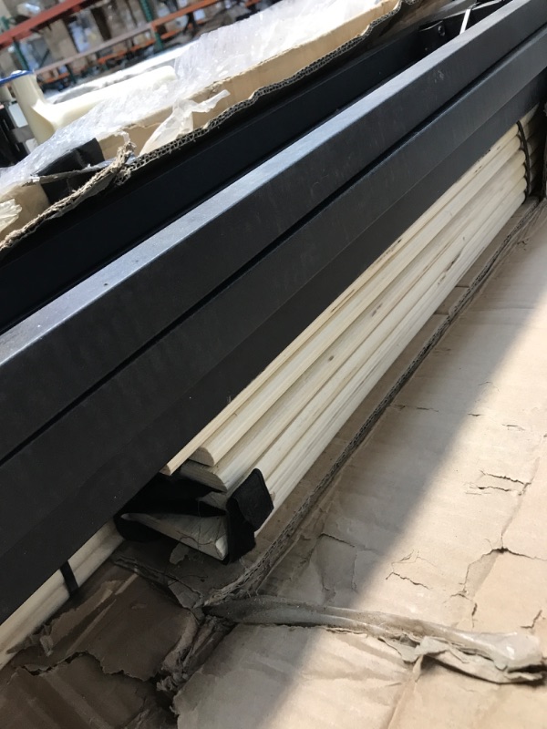 Photo 3 of yookare 14 Inch 3500lbs Heavy Duty Support Basic Bed Frame/Mattress Foundation/Box Spring Replacement/Steel Slat Platform/Easy to Assemble/with Storage/Noise Free, Queen
