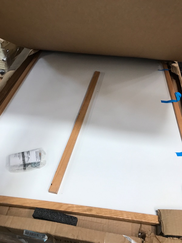 Photo 2 of Ghent Magnetic Porcelain Whiteboard with Wood Frame, 3'H x 4'W (M1W-34-1)