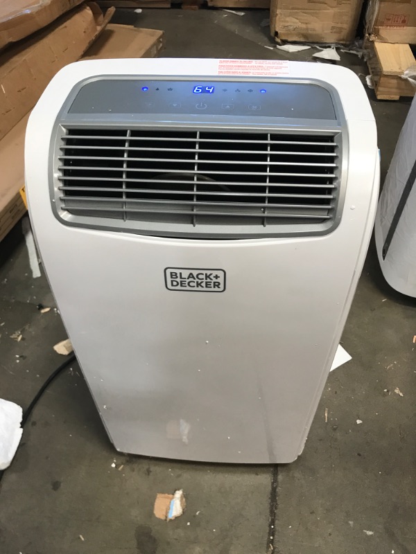 Photo 2 of BLACK+DECKER BPACT10WT AC with Remote Control Portable Air Conditioner, 10,000 BTU, White**fan makes noise**
