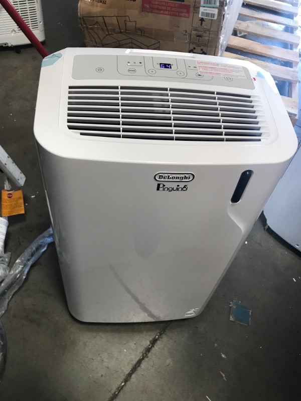 Photo 3 of TESTED BLOWS COLD AC*
DeLonghi PACEM360 WH Penguino Portable Air Conditioner, White
