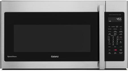 Photo 1 of damaged* powers on**
30 Inch Convection Over the Range Microwave Oven with 1.7 cu. ft. Capacity, Air Fry, Convertible Venting, 300 CFM, 10 Power Levels, True European Convection, Cooktop LED Lighting