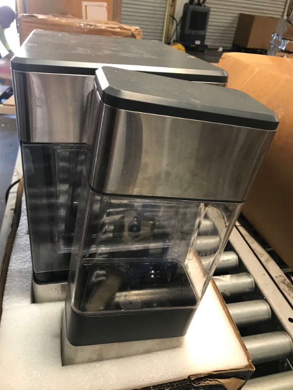 Photo 5 of TESTED POWERS ON**
GE Profile Opal | Countertop Nugget Ice Maker with Side Tank | Portable Ice Machine Makes up to 24 lbs. of Ice Per Day | Stainless Steel Finish
