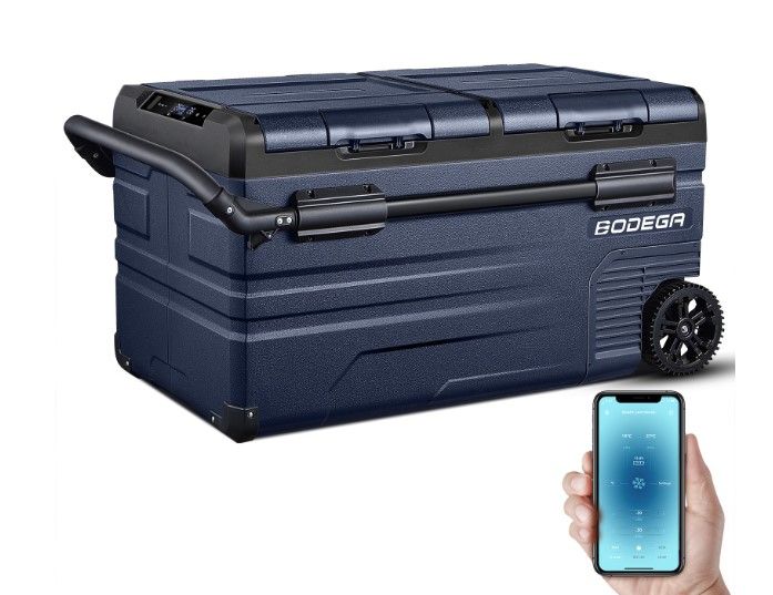 Photo 1 of BODEGA 12 Volt 80 Qt.?75L) Car Refrigerator, Portable Freezer, Car Fridge for Camping, Travel,APP Control
