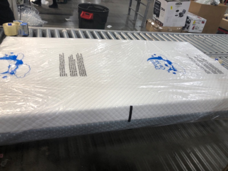 Photo 2 of dream on me Pure Zen 2 in 1 Infant and Toddler Mattress cover is a little dirty from wrap being open during shipping