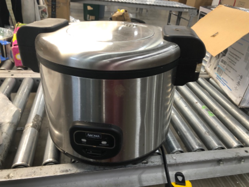 Photo 2 of (NOT FUNCTIONAL; DOES NOT POWER) Aroma Housewares 60-Cup (Cooked) (30-Cup UNCOOKED) Commercial Rice Cooker, Stainless Steel Exterior (ARC-1130S)
