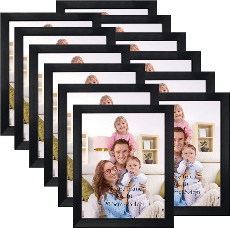 Photo 1 of Giftgarden Black  Picture Frame Bulk, Photo Frames Set for Wall Hanging or Tabletop, 10Pack
