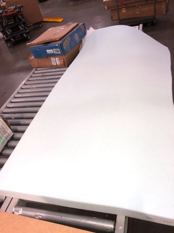 Photo 1 of 5ft 8 inches x 3 ft 1 inch foam mattress light blue