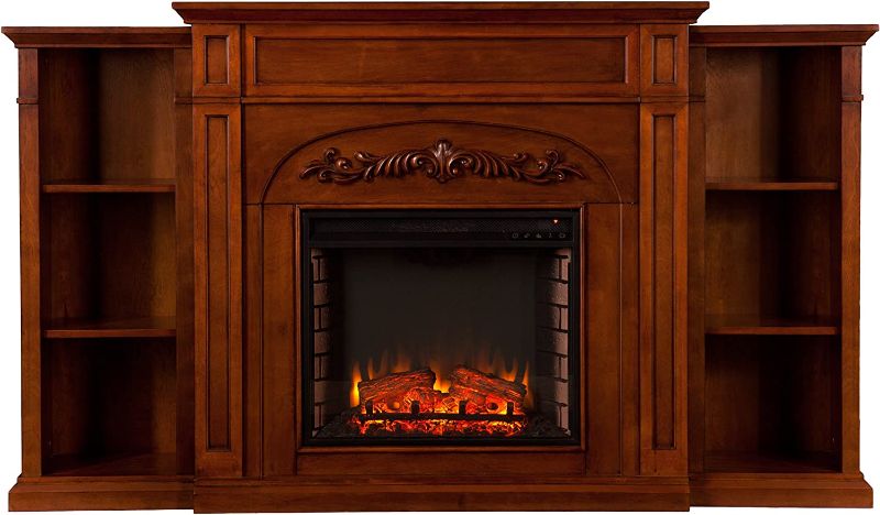 Photo 1 of ***INCOMEPLETE***  SEI Furniture Chantilly Electric Bookcases Fireplace, 
