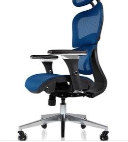 Photo 1 of ***PARTS ONLY*** stock photo for reference only not exact chair. NOUHAUS Ergo3D Ergonomic Office Chair - Rolling Desk Chair with 3D Adjustable Armrest 3D Lumbar Support and Extra Blade Wheels - Mesh Computer Chair
