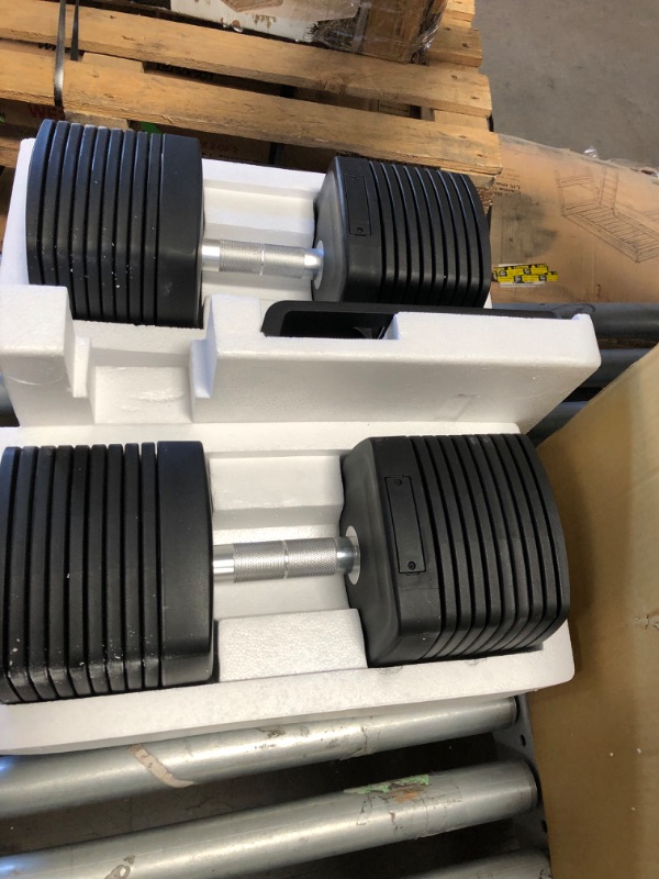 Photo 2 of 
NordicTrack 50 Lb ISelect Adjustable Dumbbells, Works with Alexa, Sold as Pair
