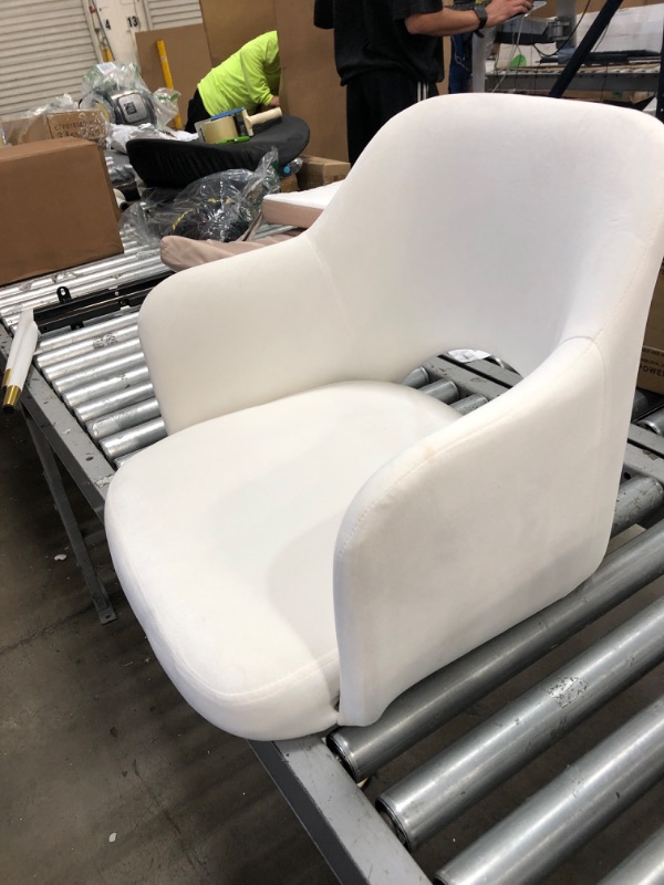 Photo 1 of Acme Furniture Applewood Accent Chair - Cream Velvet and Gold-Tone
